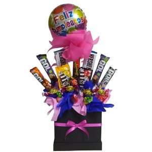 Ancheta de dulces y chocolates