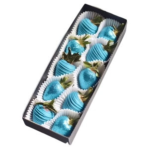 Caja de 10 fresas con chocolate