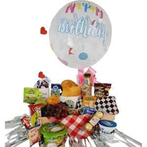 Desayuno sorpresa con surtido saludable