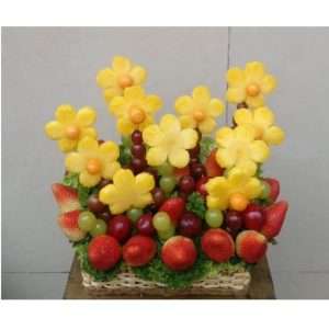 Jardín de flores comestibles