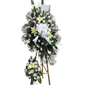 Pedestal con aplique en soporte