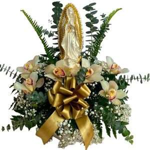 Diseño de orquídeas cimbidium y virgen